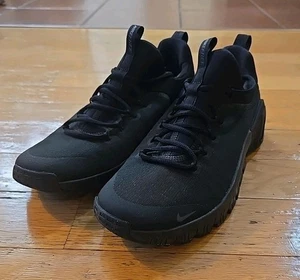 Nike Free Metcon 6 Men's Size 9 Triple Black Training Shoes Sneakers FJ127-003 - Picture 1 of 8