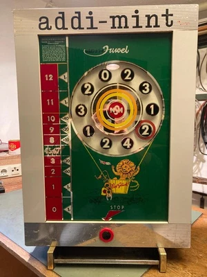 Alter Addi Mint Juwel Geldspielautomat / Vintage Slot Machine - Bild 1 von 4