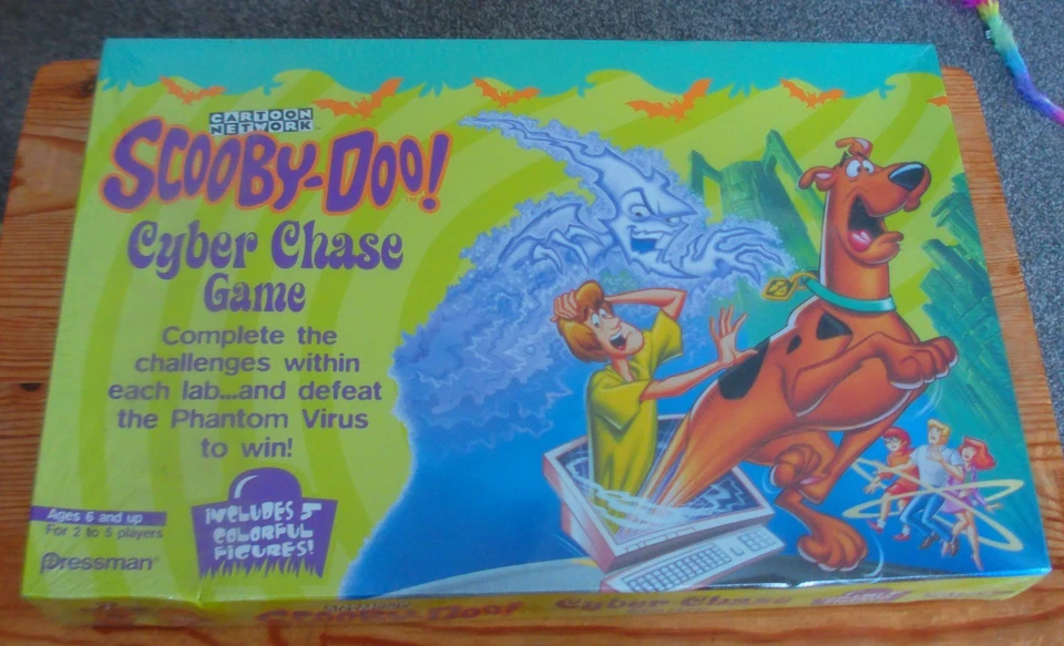 2001 Pressman Cartoon Network Scooby-Doo Cyber Chase Board Game Still Sealed - Image 1 of 4