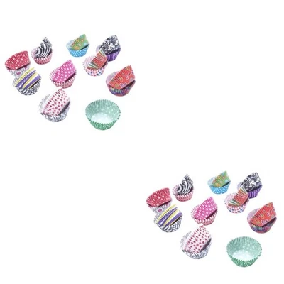  2 Pieces Papierbackförmchen Backformen Cupcake-Förmchen Zum Geburtstag - Bild 1 von 4