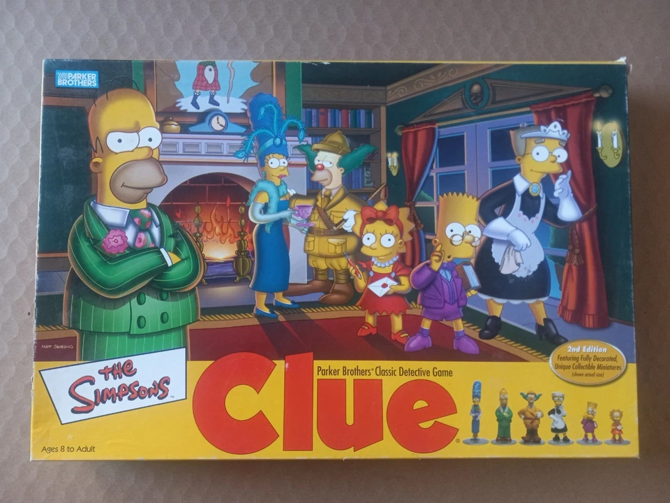 Los Simpson CLUE 2ª Edición Juego de Mesa Foto 1 de 4