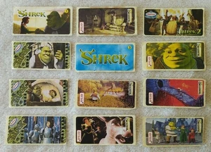 Involucri per gomme da masticare. Adesivi vintage 15 pezzi. Raro. Shrek. Ersa. Adesivo  - Foto 1 di 24
