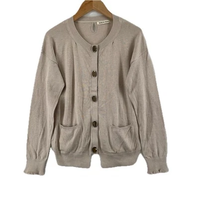 MARILYN MOON cardigan beige cotton/silk Women - Image 1 of 4