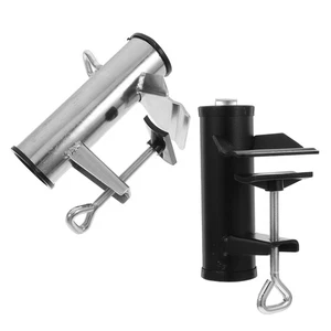  2 Stück Schirm Halteklemme Hofhalter Outdoor Clip Ständer - Bild 1 von 17