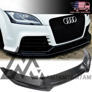 Labio delantero de fibra de carbono estilo MX para Audi TT RS 8J 2009 2010 2011 2012 2013 2014 - Imagen 1 de 6