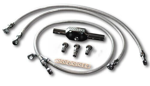Kit de linha de freio a disco duplo GOODRIDGE USA Road Glide +10 sobre ABS Harley 2008-2013 - Imagem 1 de 4