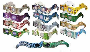 12+1 Pair 'Baker's Dozen' Pack - 3D Christmas & Fireworks Glasses, Holiday Eyes - Picture 1 of 6
