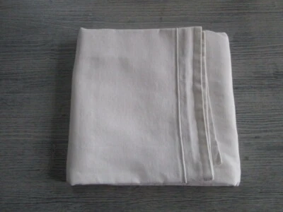 Taie d'oreiller ancienne en coton :71x67cm - Photo 1/3