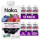 Noka Superfood Fruit Smoothie Pouches Super Berry with Immune Support Healthy...