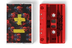 Pop Evil: Skelette • Kassette Spotify Fans zuerst transparent rot (nur 300!!) - Bild 1 von 4