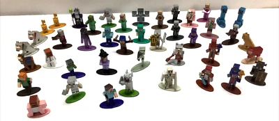 Lote de 43 mini figuras de metal Jada Toys Minecraft Mojang Foto 1 de 4