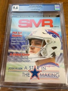 2020 Josh Allen Buffalo Bills Sports Market Report SMR Magazine NO LABEL CGC 9.6 - Picture 1 of 5