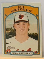 Gunnar Henderson 2020 Topps Heritage Minor League