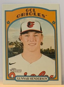 Gunnar Henderson 2020 Topps Heritage Minor League