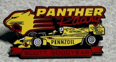 SCOTT GOODYEAR #4 PENNZOIL PANTHER RACING INDY CAR CART RACING HAT PIN [W] - Image 1 of 3