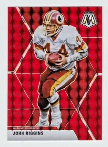 Carta Parallela John Riggins Washington Redskins 2020 Mosaic Red Prizm - Foto 1 di 1