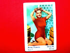 1956 Kaugummi Automaten Bild Serie F  Schauspielerin Anne FRANCIS N°61 ULTRA RAR