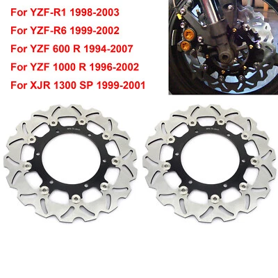 Front Brake Rotors for Yamaha FZS FAZER 1000 2001-2005 YZF R6 600 1999-2002 2000 Foto 1 de 4