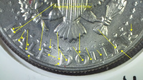 !!L👁🗨👃🏼👁🗨K!!  ERROR  1973-D JFK 50C-STRONG DDR Half Dollar-US & WEAK FG Cover