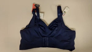 Playtex Blue 4956 Nursing Bra Seamless Wirefree X-Temp Cooling Quickstrap XL - Picture 1 of 8