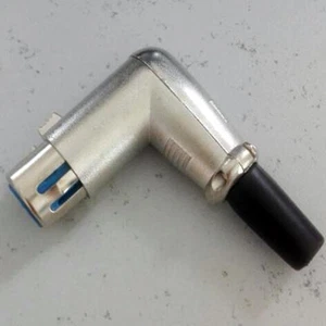10p Right Angle XLR Female Speaker Microphone Balance Connector terminator Plug - Picture 1 of 3