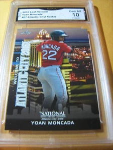 Yoan Moncada Red Sox 2016 Hoja National Atlantic City RC #07 GRADO 10 - Imagen 1 de 1