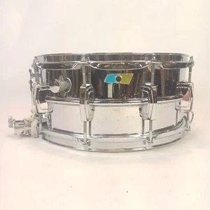 *Ludwig 70s 6.5x14" Super-Sensitive #411 Snare Drum Blue/Olive Badge USA Chrome* - Bild 1 von 15