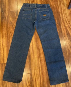 Red Kap Men's Classic Denim Work Jeans Pants 32” W x 37” L - Picture 1 of 6