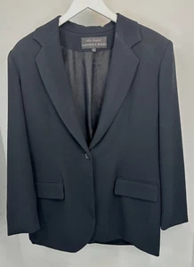 GARFIELD & MARKS: ALEX GARFIELD  BLACK BLAZER- SIZE 12 - Picture 1 of 6