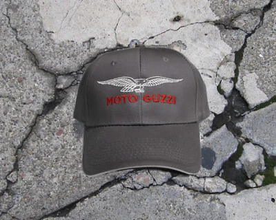 Gorra/Sombrero Moto Guzzi Eagle... CARBÓN Y ROJO/BLANCO Sandwich Bill CP85 Foto 1 de 3