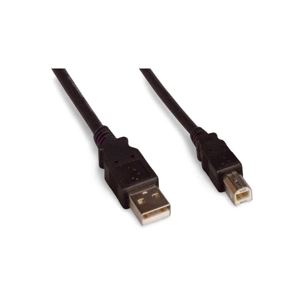 15ft USB 2.0 Computer Cable Type A Male to Type B Male - Black - Image 1 of 1