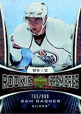 2007-08 Upper Deck Trilogy #143 Sam Gagner Rookie Card /999 