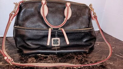 Cartera Dooney & Bourke Dillen Doble Bolsillo NEGRO BANDOLERA CORREA 👜 Foto 1 de 4