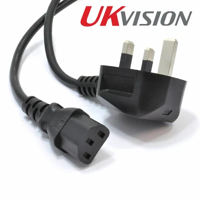 1.5M Metre Top Quality Kettle Lead Cable Power UK Plug Cord IEC C13 3 Pin 13A UK - Image 1 of 4