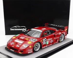 Tecnomodel FERRARI F40 LM 3.5L TURBO V8 24h LE MANS 1996 #59 1/18 Scale LE145 - Picture 1 of 3