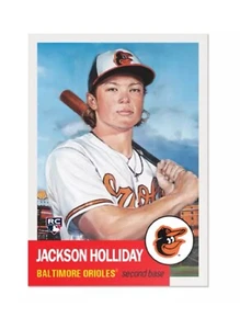 Topps Living Set #762 JACKSON HOLLIDAY BALTIMORE ORIOLES ROOKIE - Picture 1 of 2