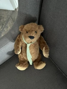 De colección Bearly There Linda Spiegel Oso Zeke Corbata Verde Brazos y Piernas Articulados - Imagen 1 de 4