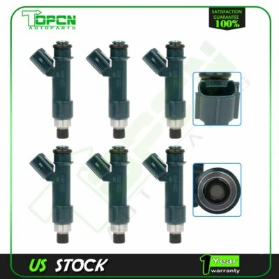 6 inyectores de combustible para Toyota 4runner Fj Cruiser Tacoma Tundra 4,0 L 23250-0P030 Foto 1 de 4
