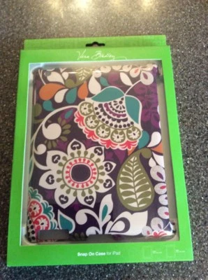 Vera Bradley Snap On Case for iPad 2 or iPad 3 Plum Crazy NEW MSRP $48 - Image 1 of 4