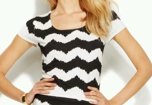 ¡NUEVO! Suéter Recortado en Zig-Zag INC International Concepts Talla S, M, XL - Imagen 1 de 5