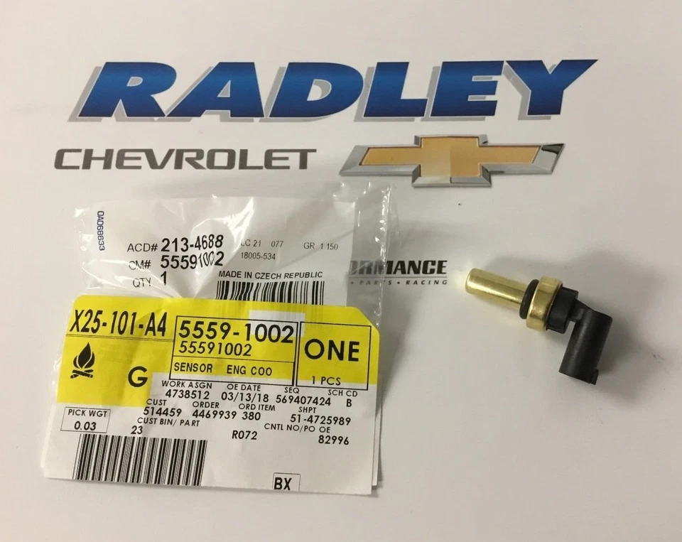  OEM NEW Radiator Coolant Temperature Sensor 55591002   - Image 1 of 1