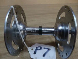 VINTAGE BSA DE LUXE CONTINENTAL CHROMED STEEL  FRONT HUB 32h - Picture 1 of 6