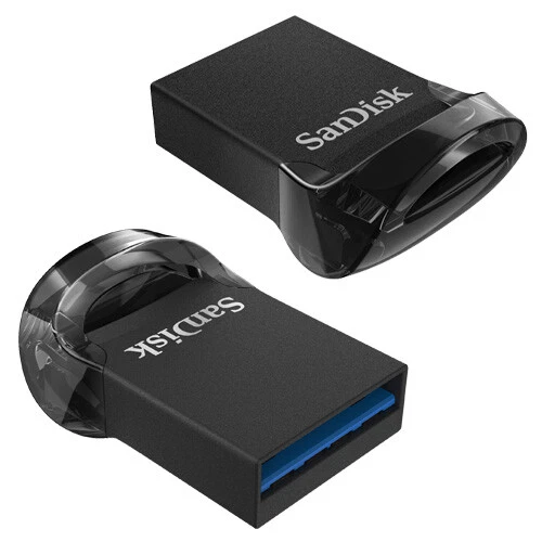 SANDISK ULTRA FIT FLASH MINI USB 3.0 3.1 DRIVE 256GB 128GB 64GB 32GB 16GB LOT  - Image 1 of 4