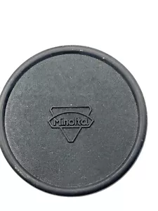Minolta Vintage Lens Cap 49mm Black Photography Equipment Accessory A589 - Picture 1 of 4