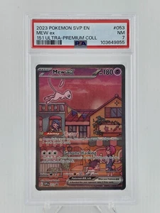 Mew ex 053 Sv: Scarlet & Violet Promo Cards UPC  Holo PSA 7 - Picture 1 of 2
