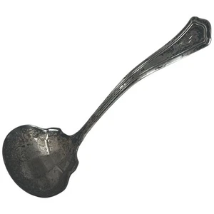 Antique 1911 Wallace Washington Sterling Silver Monogram Gravy Ladle 5-1/2" 32gr - Picture 1 of 11