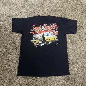Vtg Walt Disney World Kids Test Track Epcot Racing Shirt YOUTH Sz M Double Sided - Picture 1 of 7