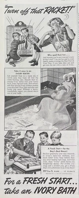 Anuncio impreso vintage 1942 baño de jabón marfil para un nuevo comienzo Procter and Gamble u Foto 1 de 4