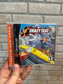 SEGA Crazy Taxi Sega Dreamcast 2000 Racing Arcade Manual