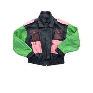 Zasta - The Wizard Jacket in Black Green & Pink - Picture 1 of 5